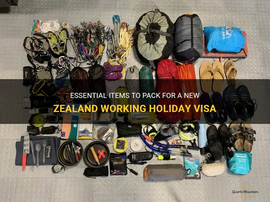 what to pack for a new zealand working holiday visa