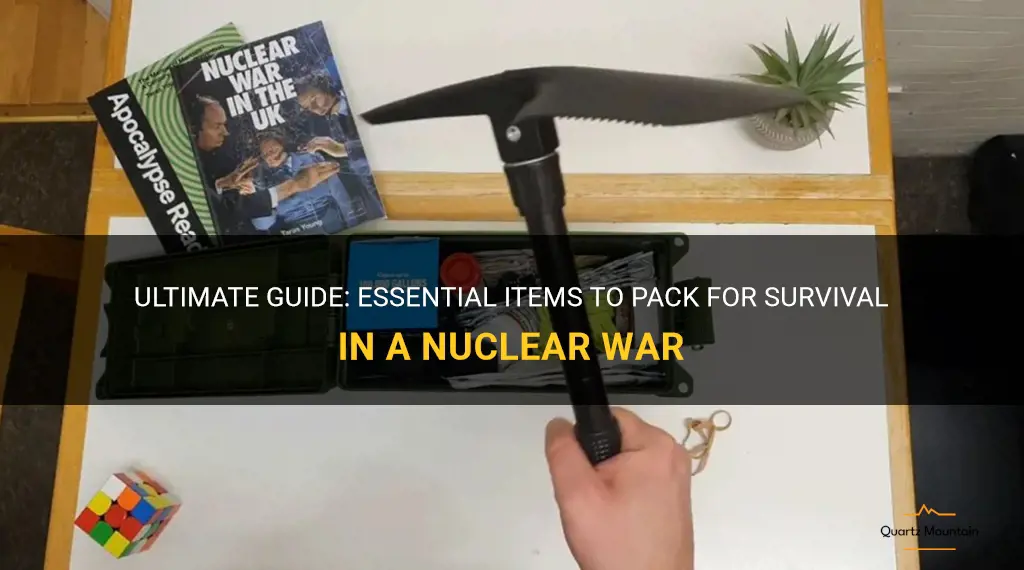 what to pack for a nuclear war