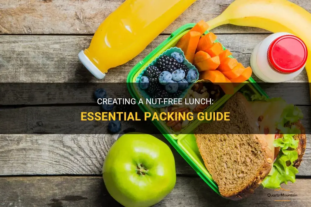 what to pack for a nut free lunch