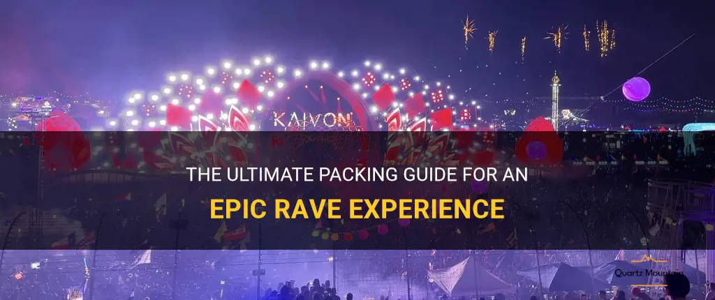 what to pack for a rave