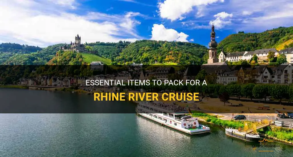 what to pack for a rhine river cruise