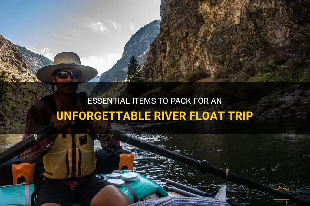 what to pack for a river float trip