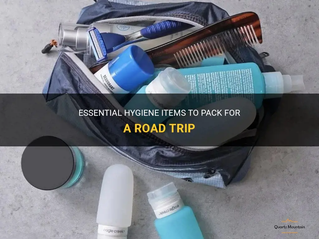 what to pack for a road trip hygiene