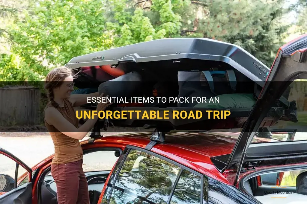 what to pack for a roadtrip