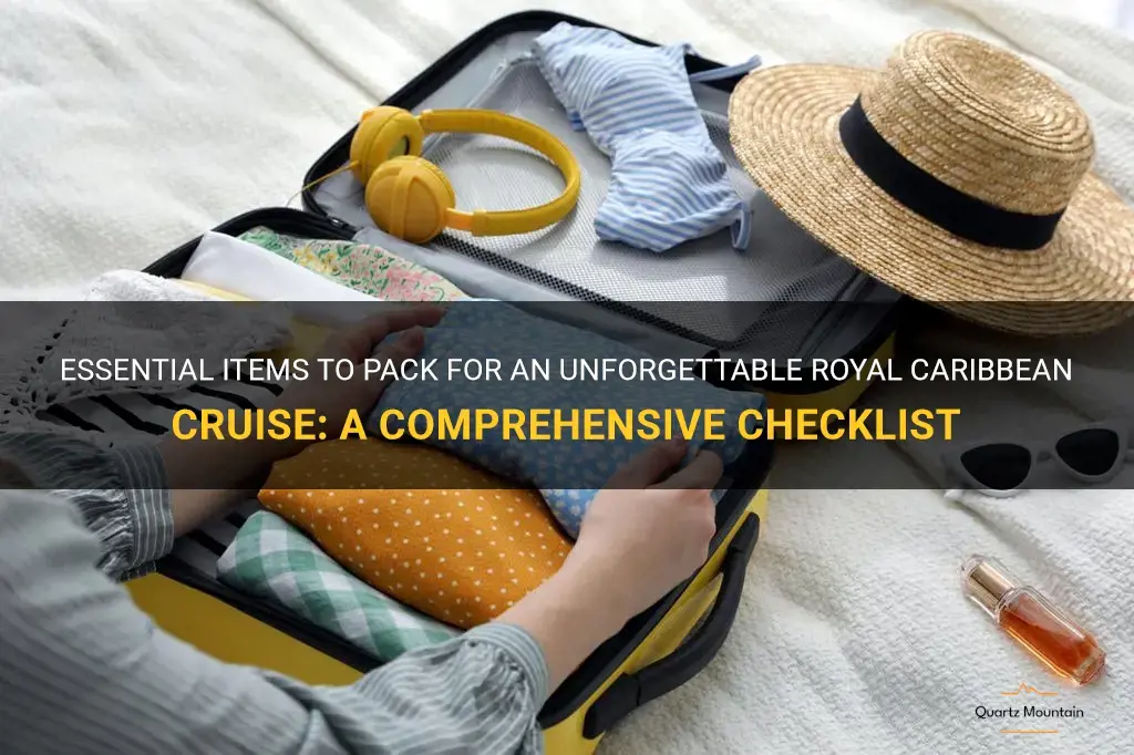 what to pack for a royal caribbean cruise checklist