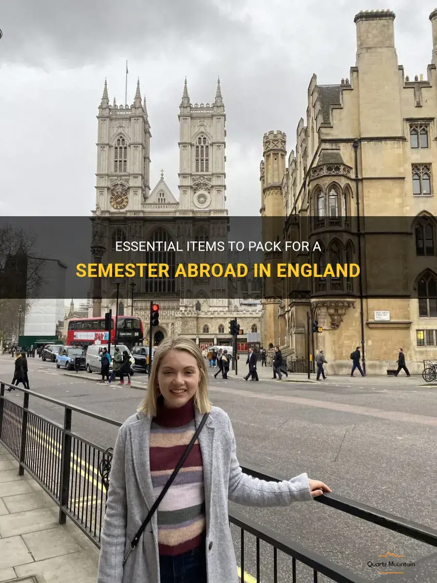 what to pack for a semester abroad in england