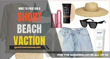 Essential Items to Pack for a Memorable Short Beach Vacation