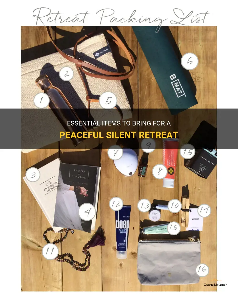 what to pack for a silent retreat