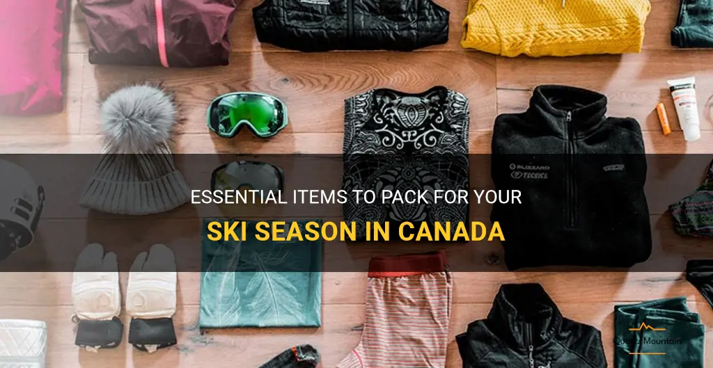 what to pack for a ski season in canada