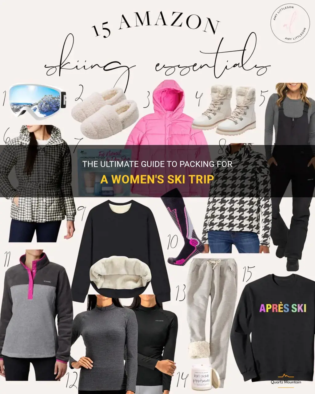 what to pack for a ski trip women