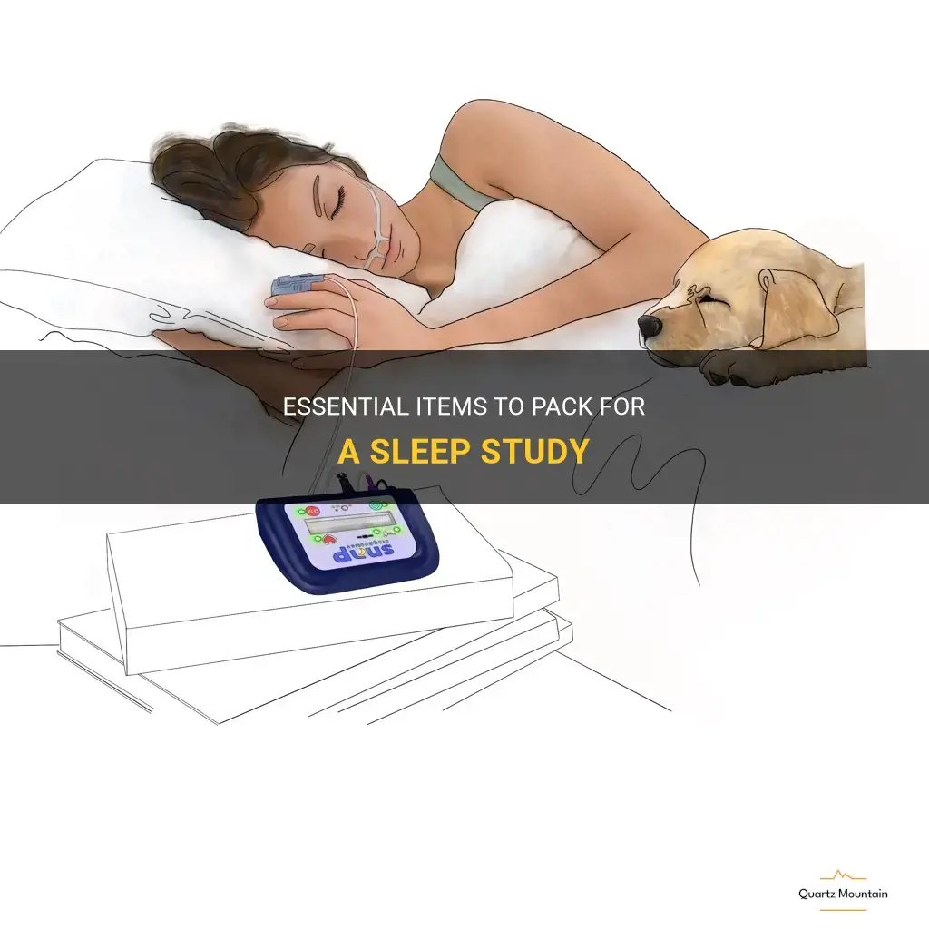 what to pack for a sleep study