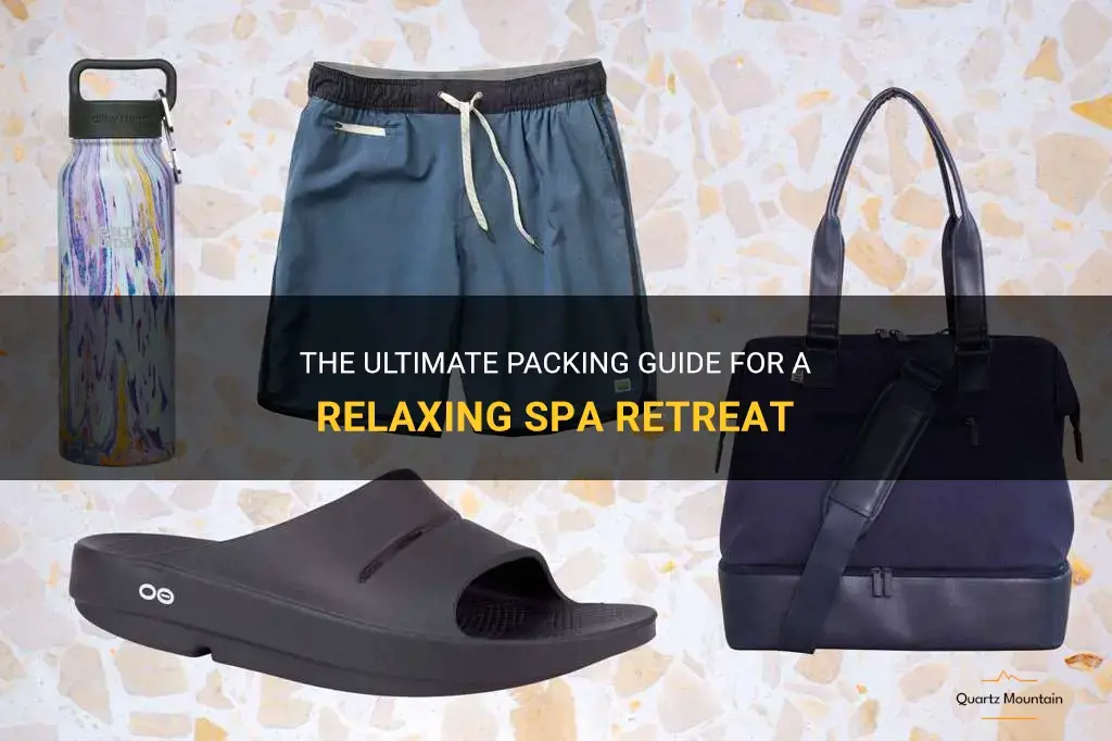 what to pack for a spa