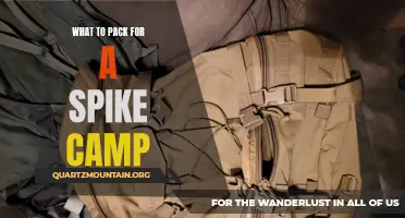 Essential Gear: A Guide on What to Pack for a Spike Camp