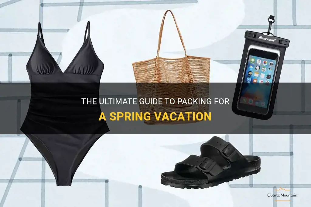what to pack for a spring vacation