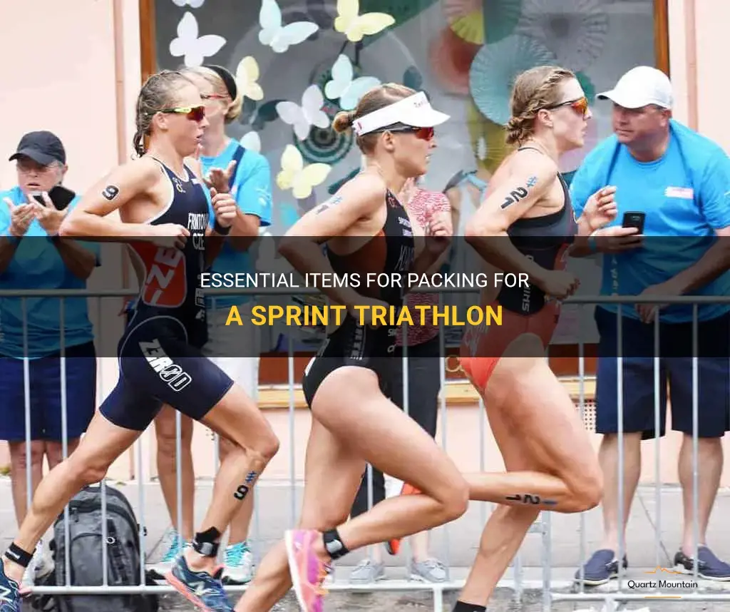 what to pack for a sprint triathlon
