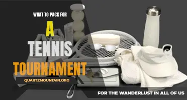 Essential Items to Pack for a Tennis Tournament: A Comprehensive Guide