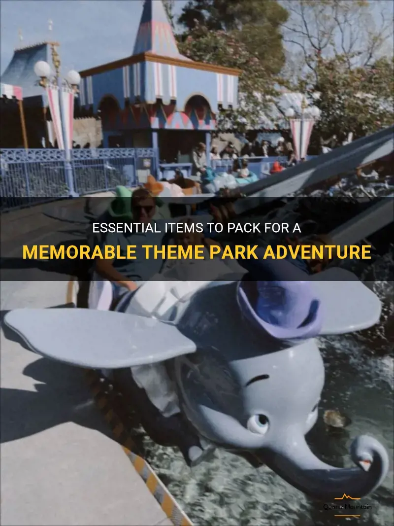 what to pack for a theme park