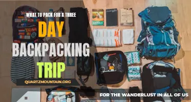 Essential Items for a Memorable Three Day Backpacking Adventure