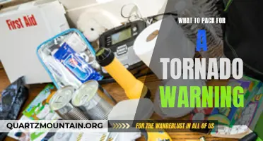 Essential Items to Pack for a Tornado Warning: A Comprehensive Guide