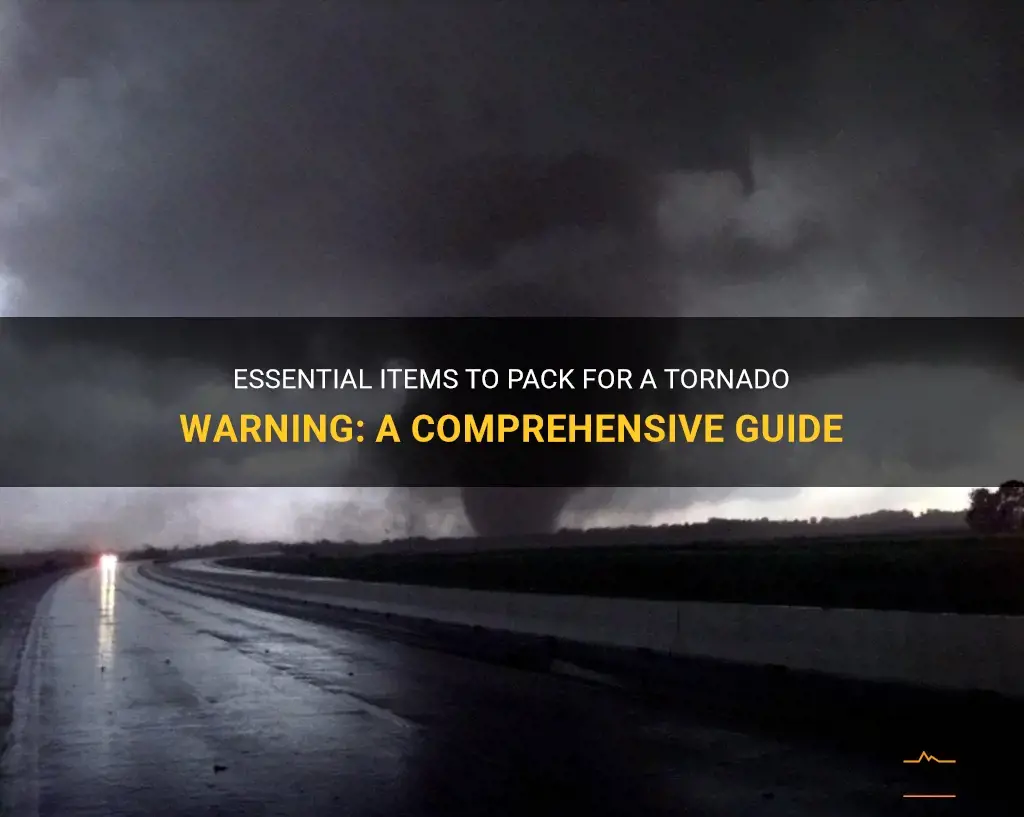 what to pack for a tornado warning