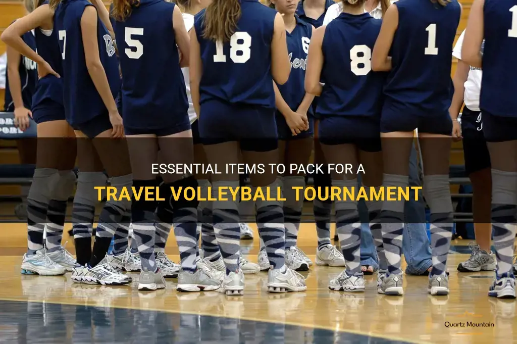 what to pack for a travel volleyball tournament