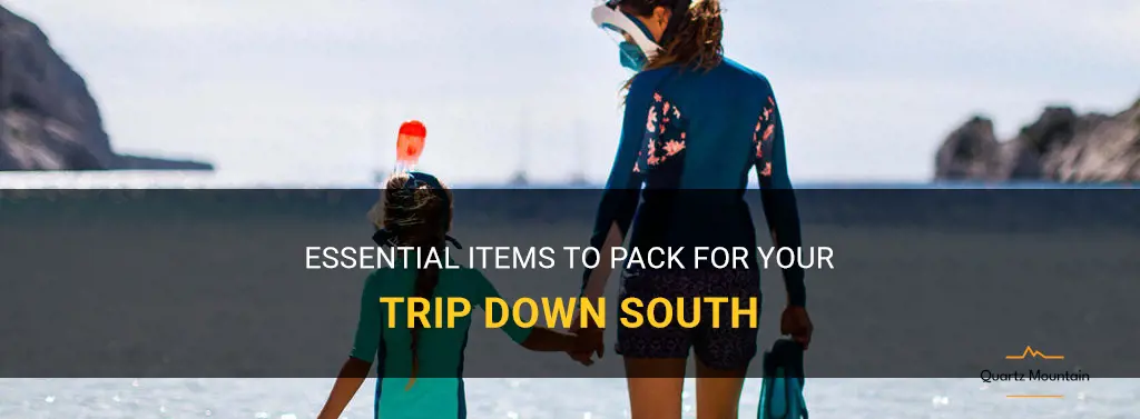 what to pack for a trip down south