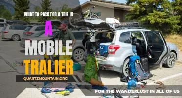Essential Items to Pack for Your Mobile Trailer Adventure