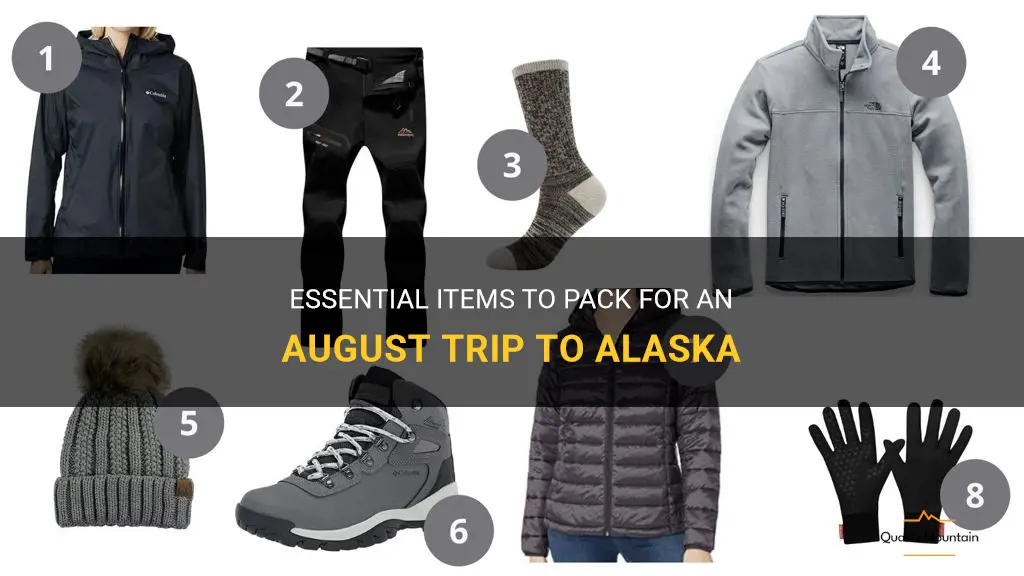what to pack for a trip to alaska in august