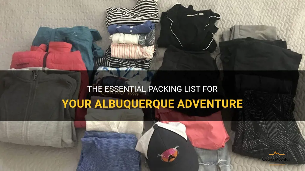 what to pack for a trip to albuquerque