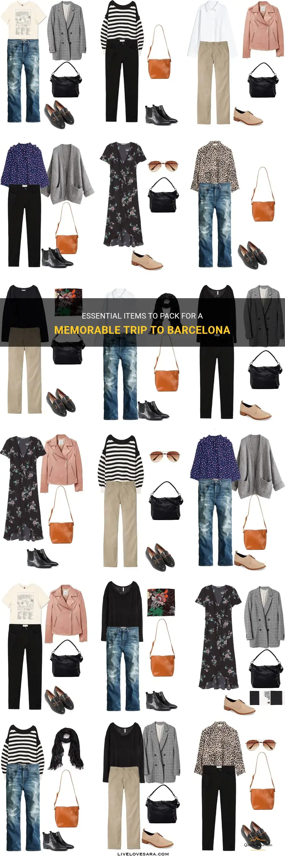 what to pack for a trip to barcelona