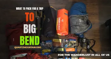 Essential Items to Pack for an Unforgettable Trip to Big Bend