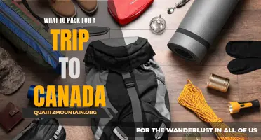 Essential Items to Pack for a Trip to Canada