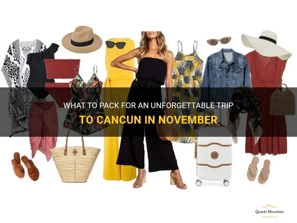 what to pack for a trip to cancun in november