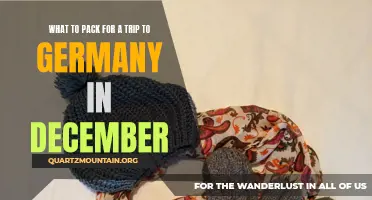Essential Items to Pack for a Winter Trip to Germany in December