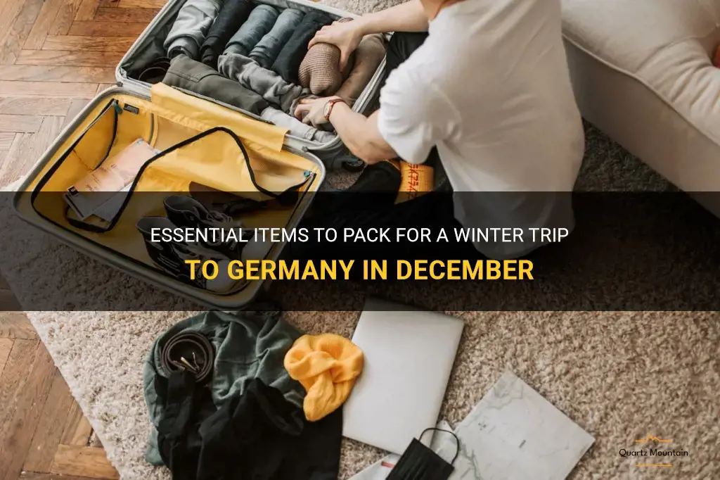 what to pack for a trip to germany in december
