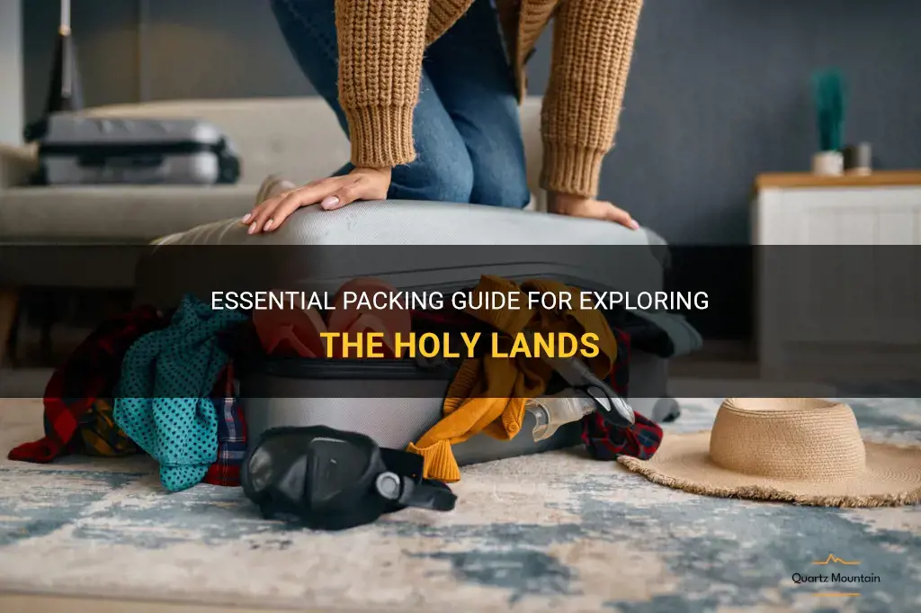 what to pack for a trip to holy lands