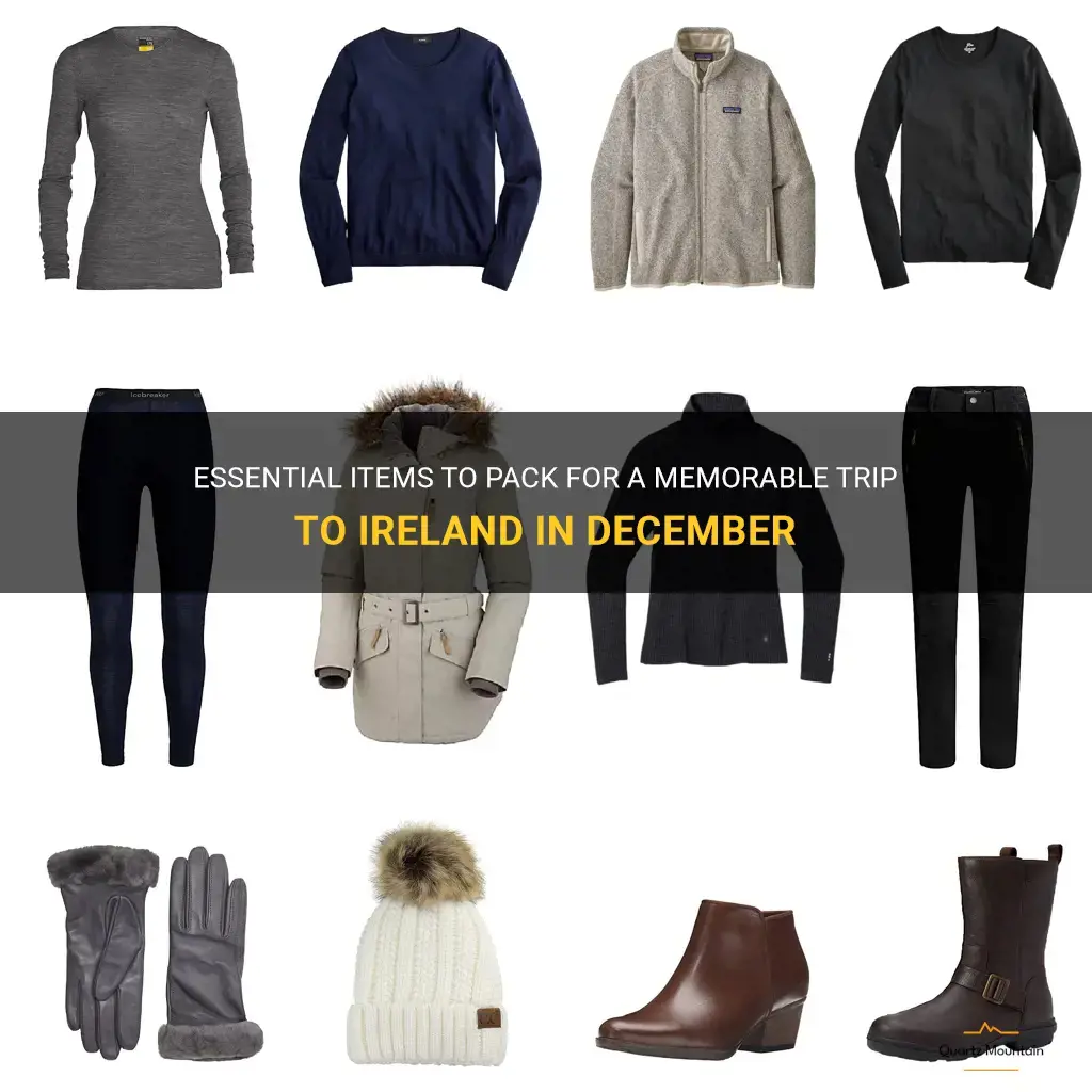what to pack for a trip to ireland in december