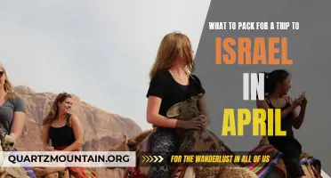 Essential Packing List for a Memorable April Trip to Israel