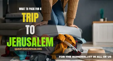 Essential Items to Pack for Your Trip to Jerusalem