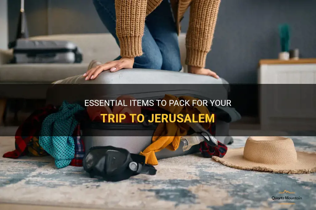 what to pack for a trip to jerusalem