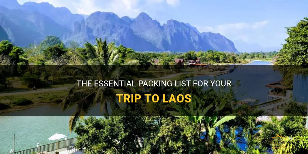 what to pack for a trip to laos
