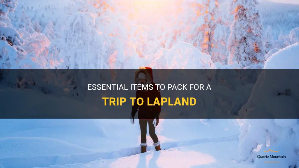 what to pack for a trip to lapland