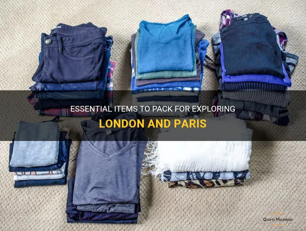what to pack for a trip to london and paris
