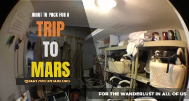 Packing for the Red Planet: Essential Items for a Trip to Mars