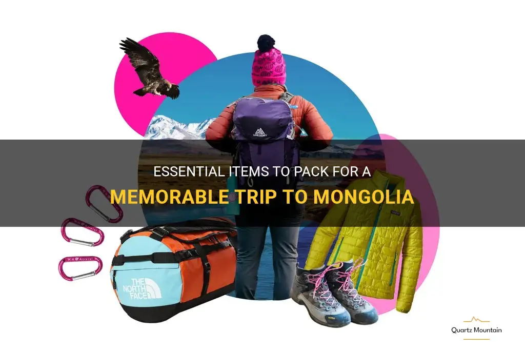 what to pack for a trip to mongolia