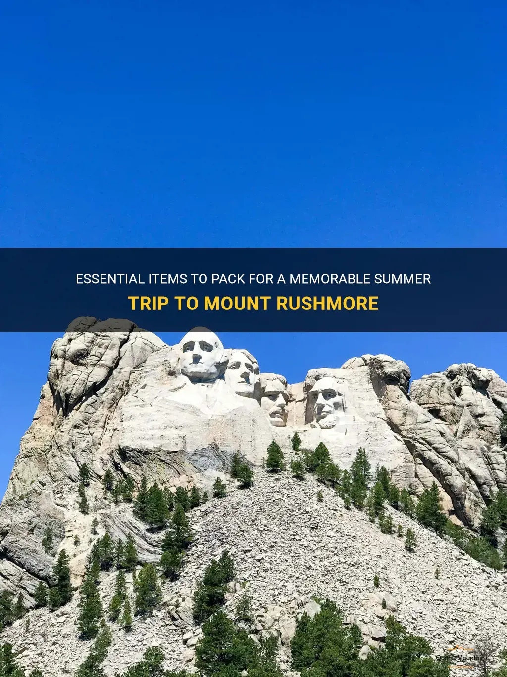 what to pack for a trip to mount rushmore summer