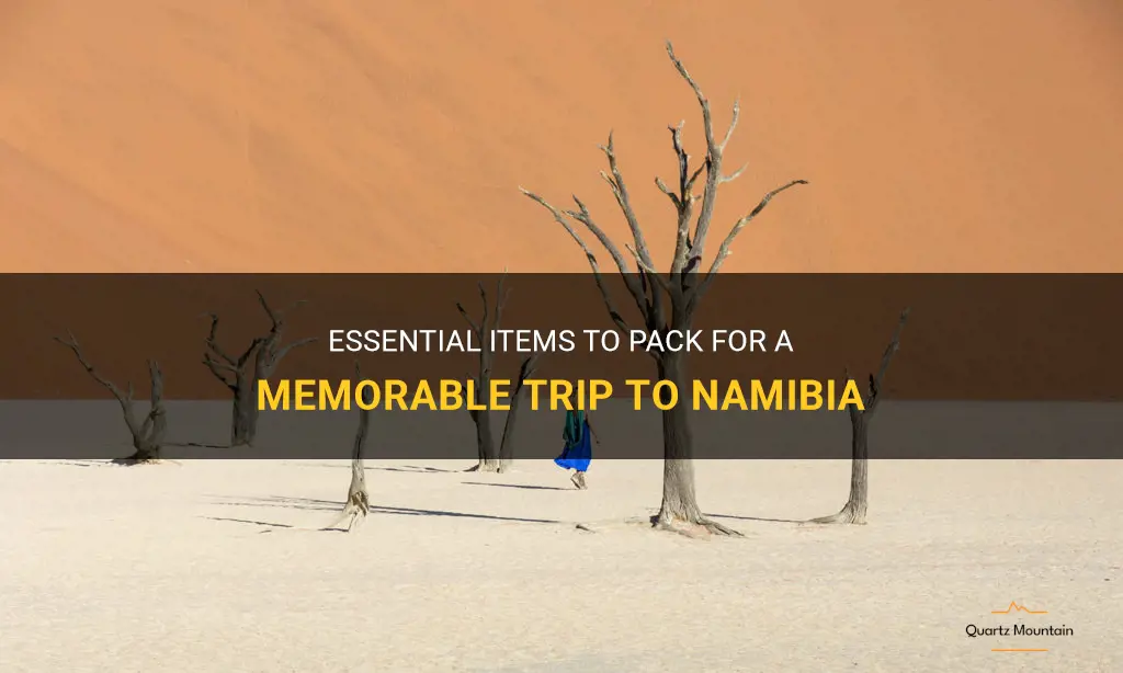 what to pack for a trip to namibia