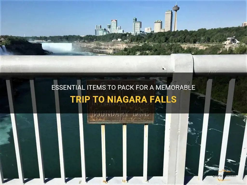 what to pack for a trip to niagara falls