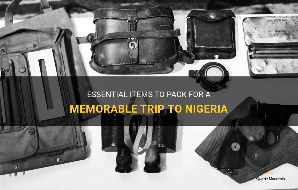 what to pack for a trip to nigeria