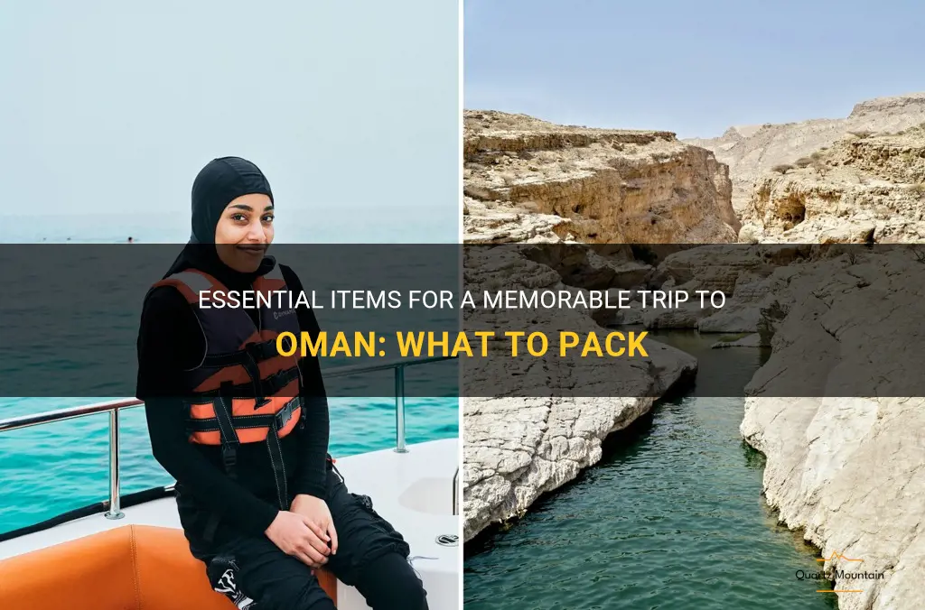 what to pack for a trip to oman